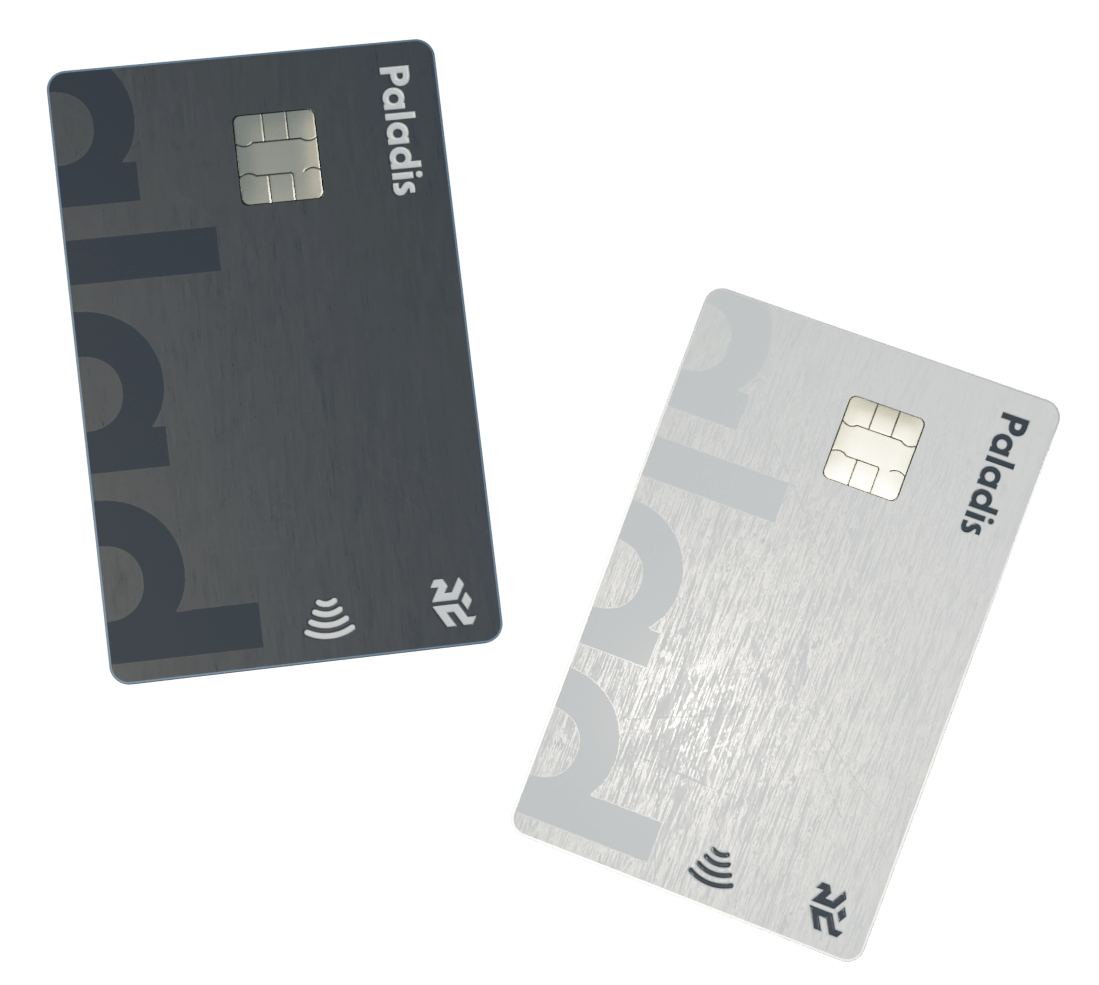 Kreditkarte hintereinander