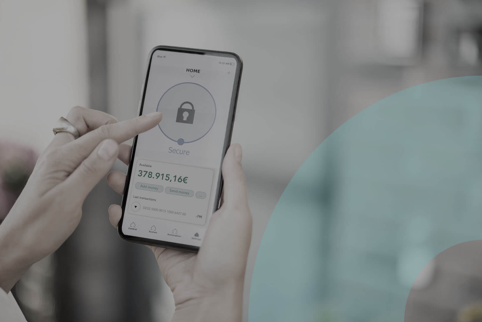 Kreditkarte hintereinander